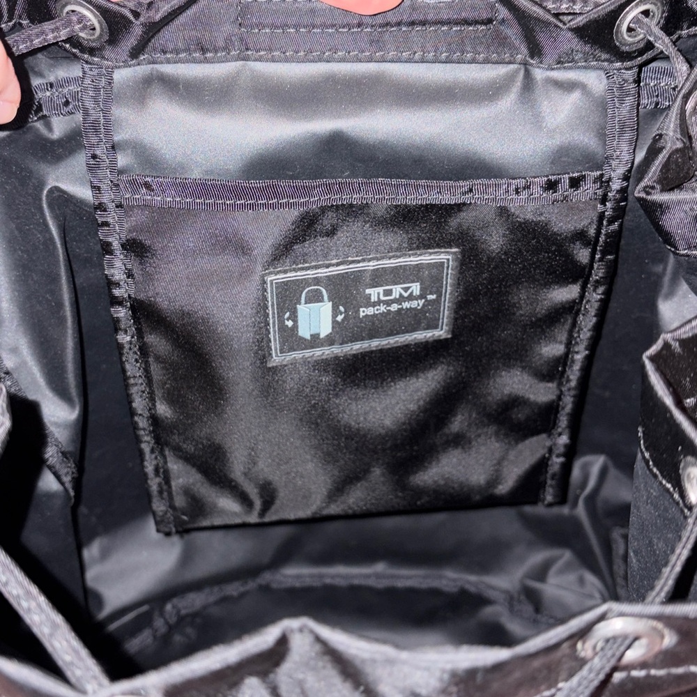 Packable Tumi Flap Backpack - image 3